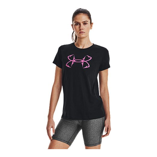 Under Armour Women's Fish Hook Logo T Shirt