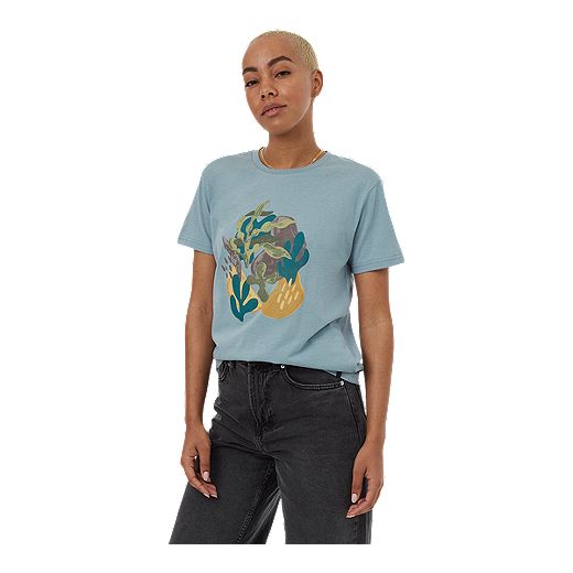 Tentree Women's Painterly Kelp Tourmaline T Shirt